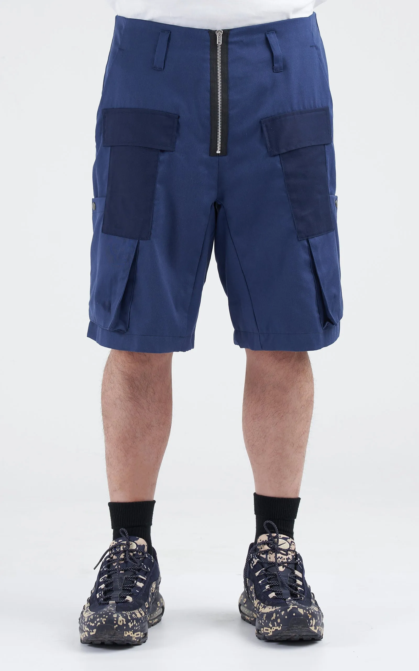 1. "PARELLEL" Cargo Shorts - BLUE