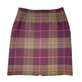 100% Virgin Wool Skirt By Pendleton In Plaid, Size: 10