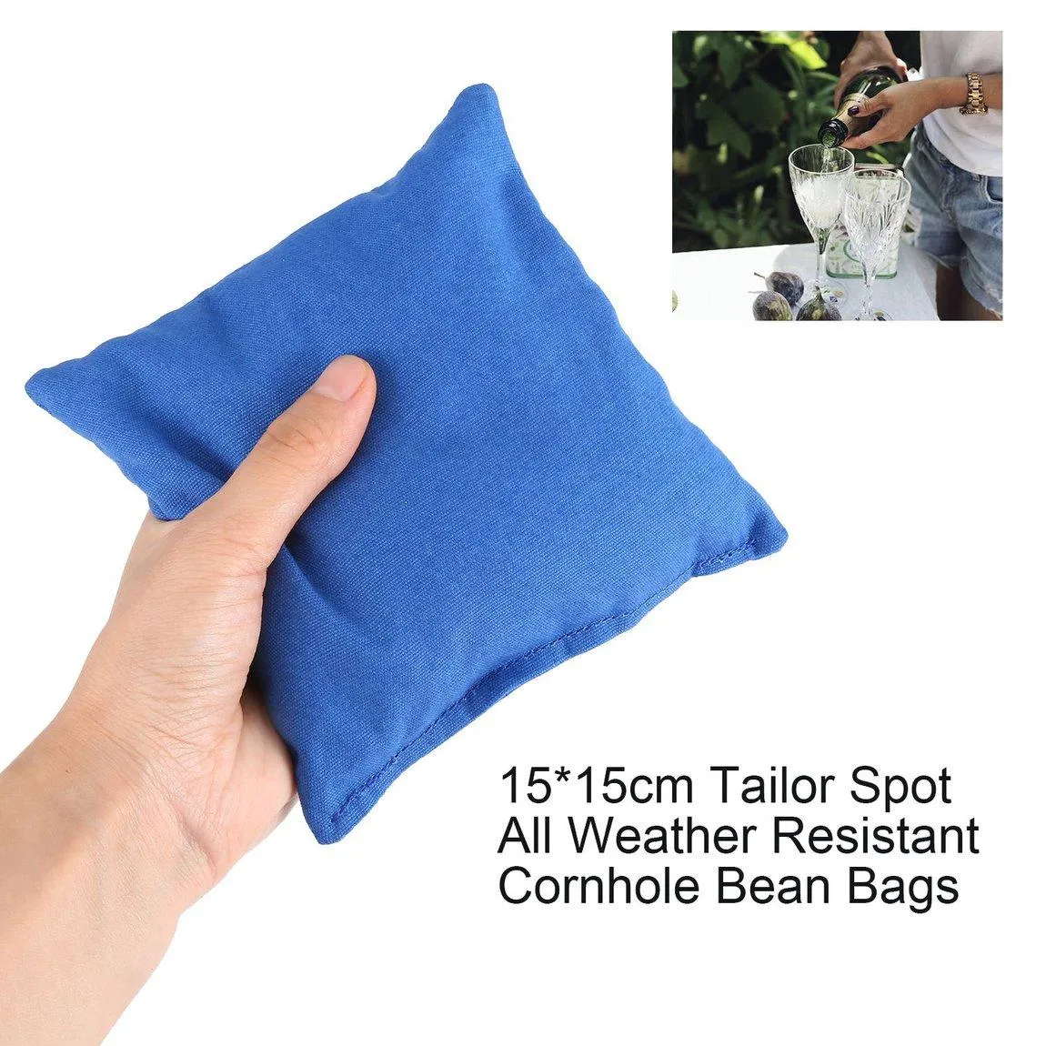 15*15cm Tailor Spot All Weather Resistant Cornhole Bean Bags