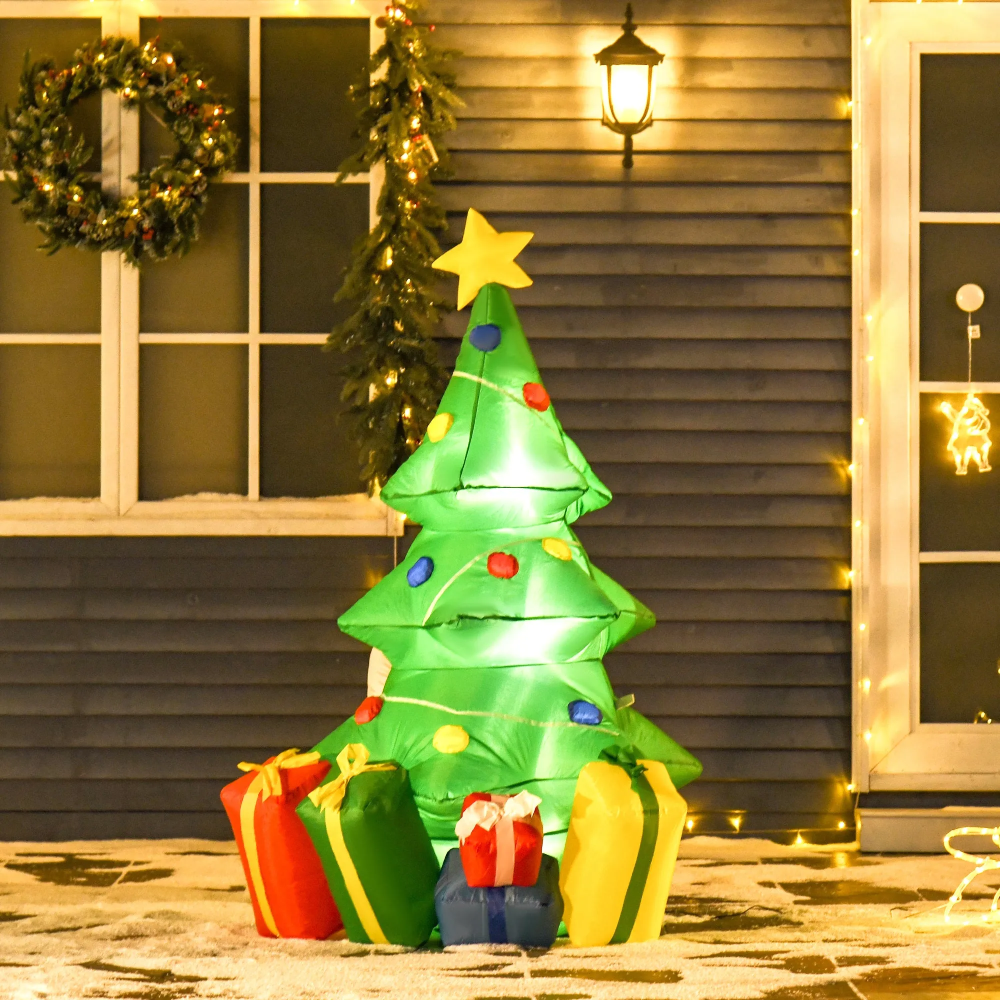 1.5m Inflatable Christmas Tree W/LED lights