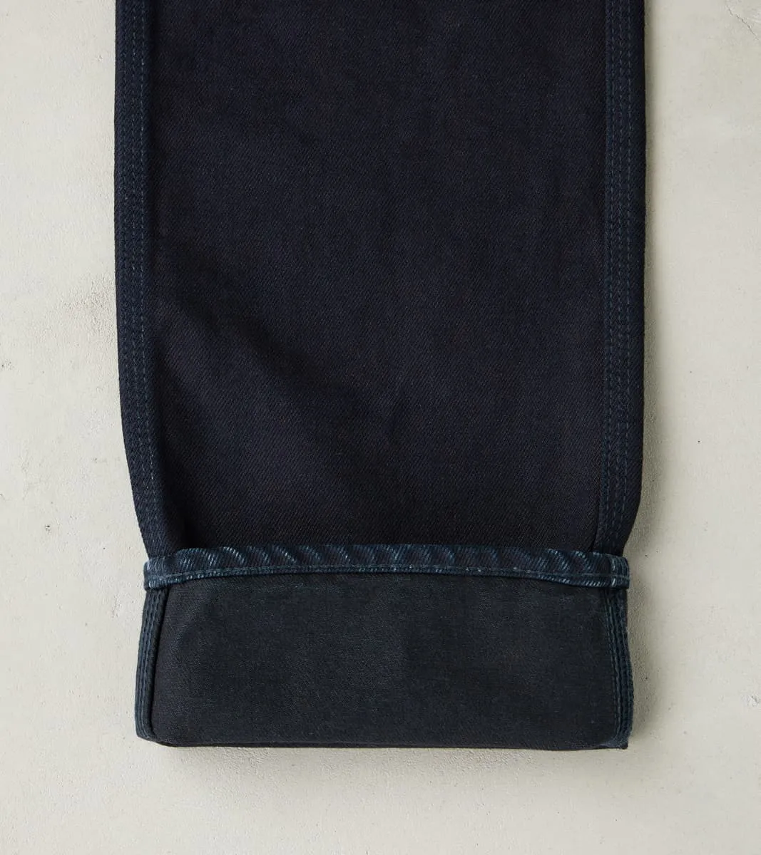 502DR-IB Serviceman - Classic Tapered Cargo - 14oz Indigo x Black