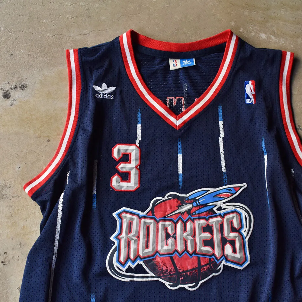 90’s adidas “NBA HOUSTON ROCKETS / FRANCIS #3” バスケ ゲームシャツ 240715