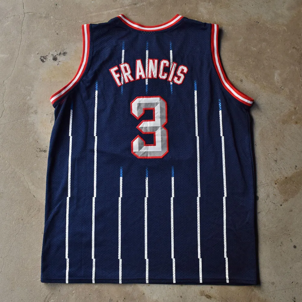 90’s adidas “NBA HOUSTON ROCKETS / FRANCIS #3” バスケ ゲームシャツ 240715