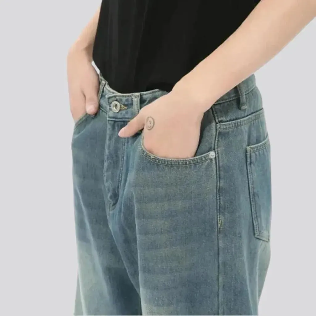 90s vintage style baggy jeans for men