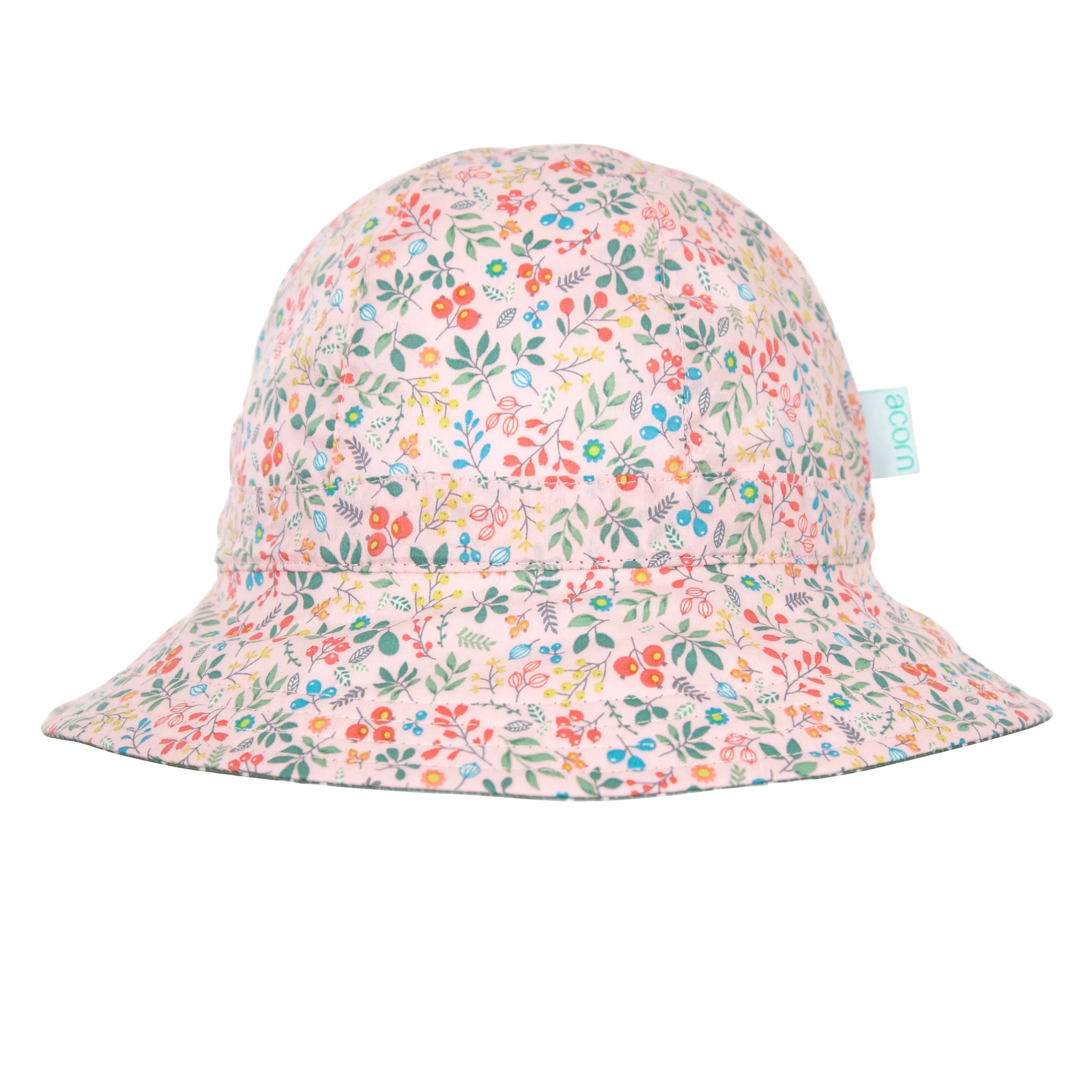 Acorn Juliette Wide Brim Sunhat Pink and Multi