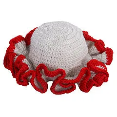 Adult lace beanie hat fashion and versatile ruffle pullover hat AE4147