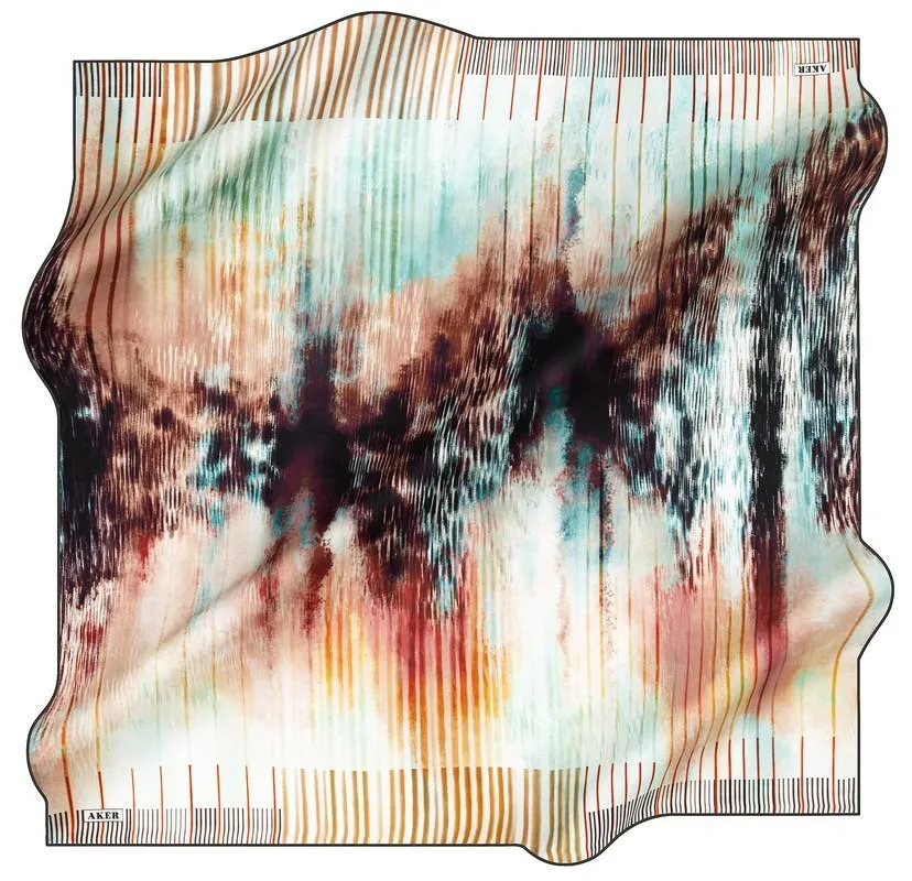 Aker Kalie Women Silk Scarf No. 53