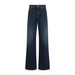 ALEXANDER MCQUEEN Elegant Cotton Denim Jeans