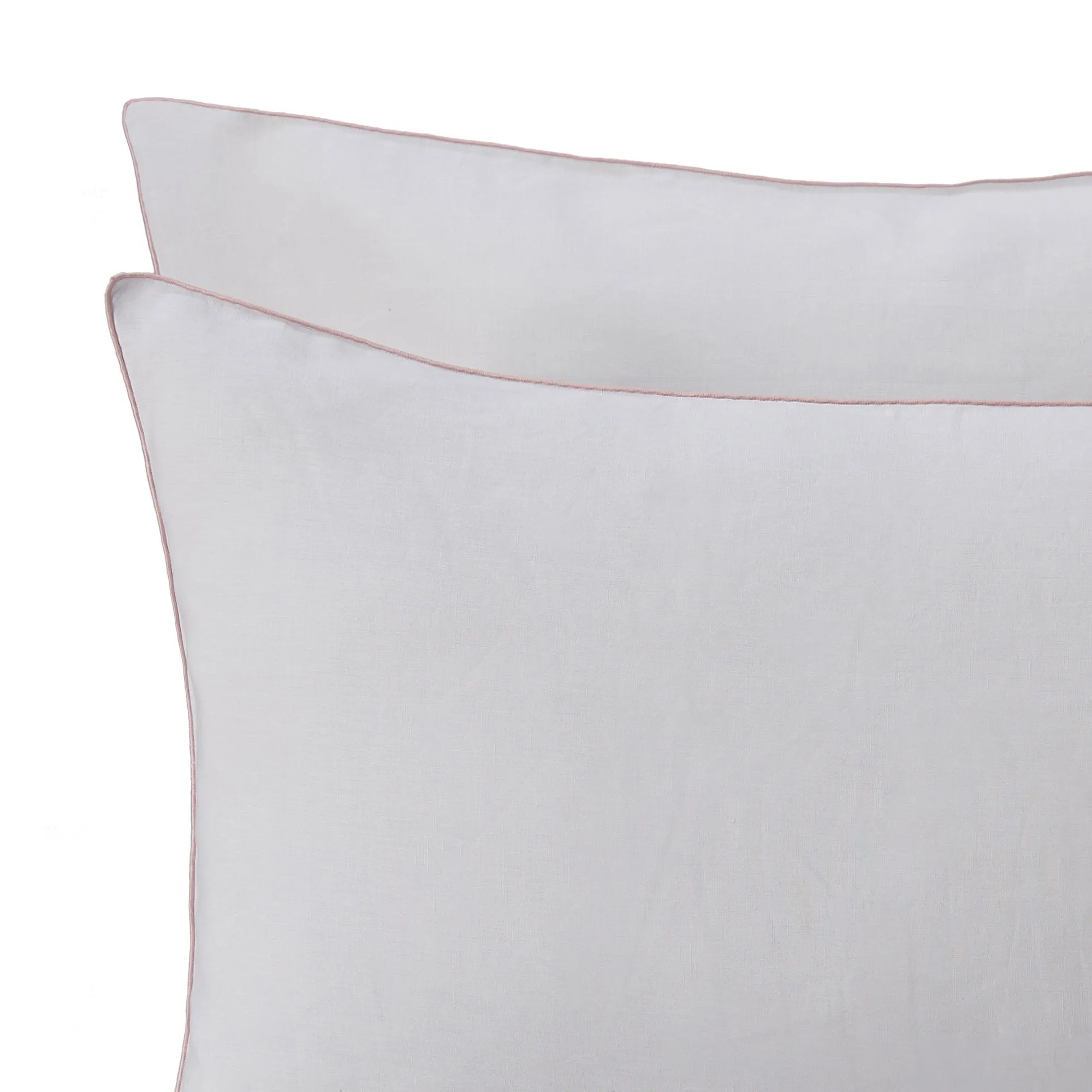 Alvalade Pillowcase [Light grey/Powder Pink]