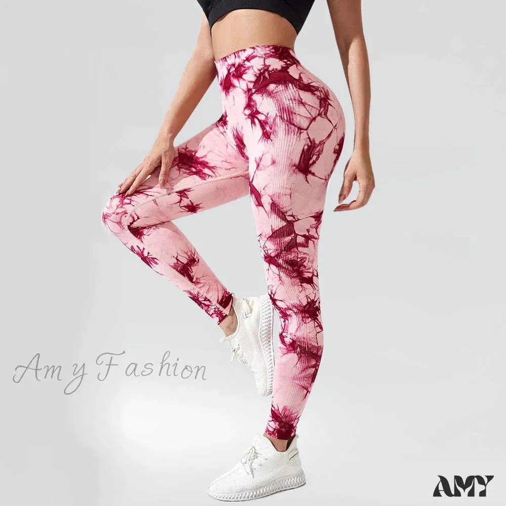 Amy Fashion - Tights High Waist Trousers Workout Sports Clothes