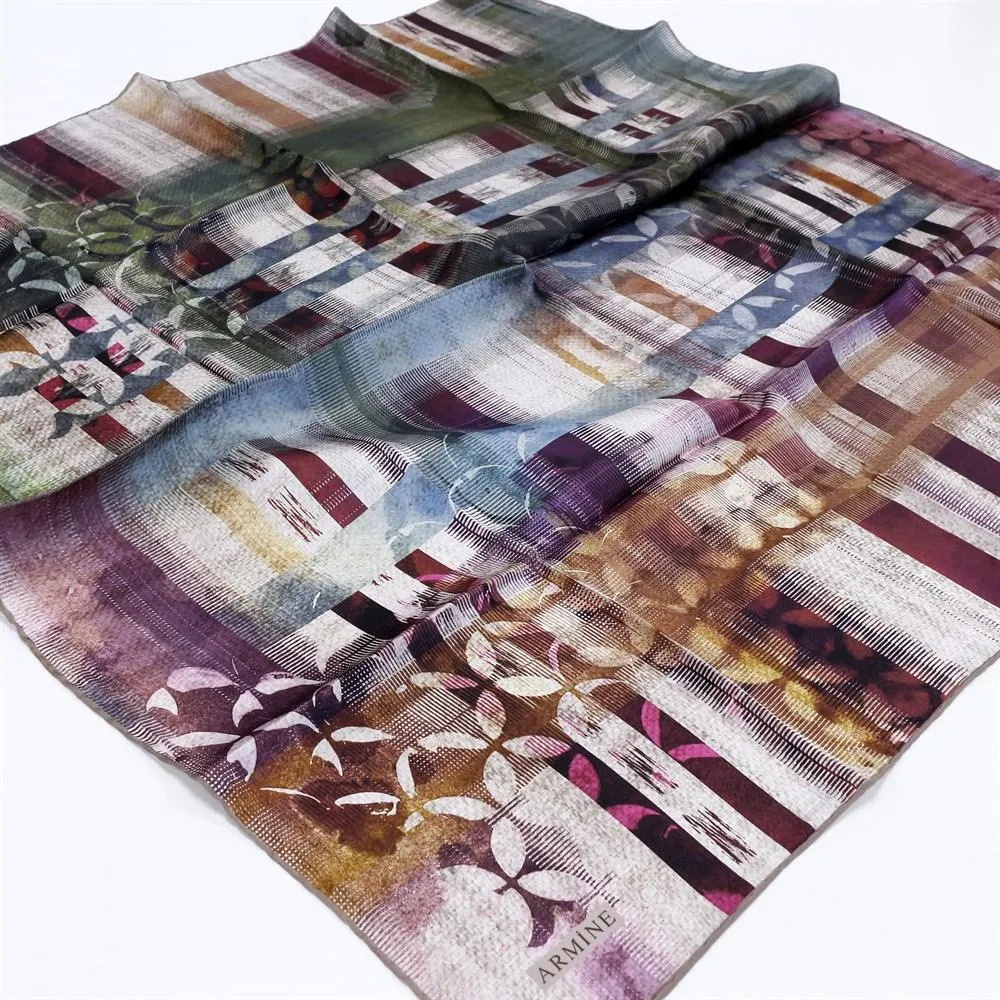 Armine Kansas Women Silk Scarf No. 8