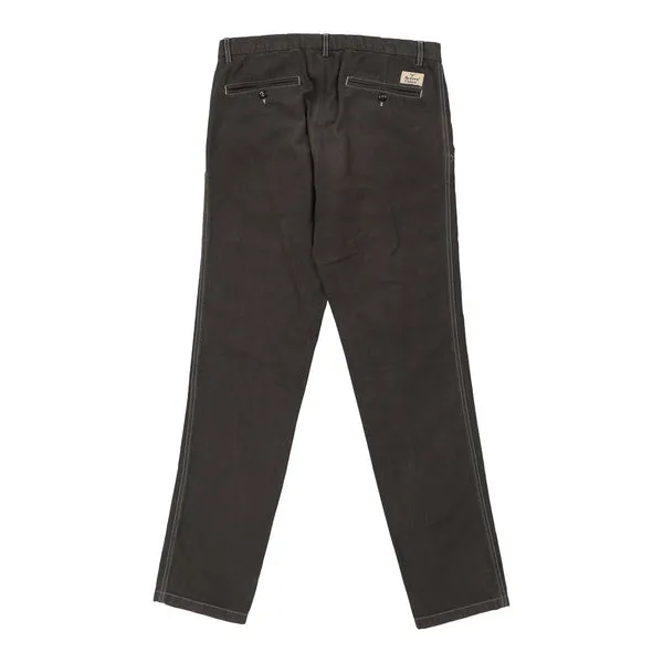 Avirex Chinos - 32W 32L Black Cotton