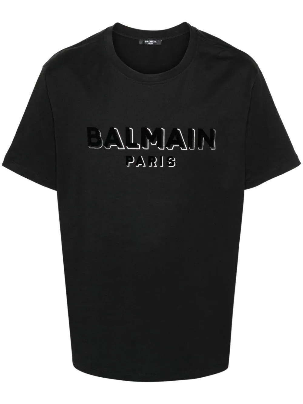 BALMAIN Bold Flock & Foil Bulky Fit Tee