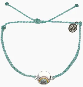 Be A Rainbow Silver Bracelet Seafoam