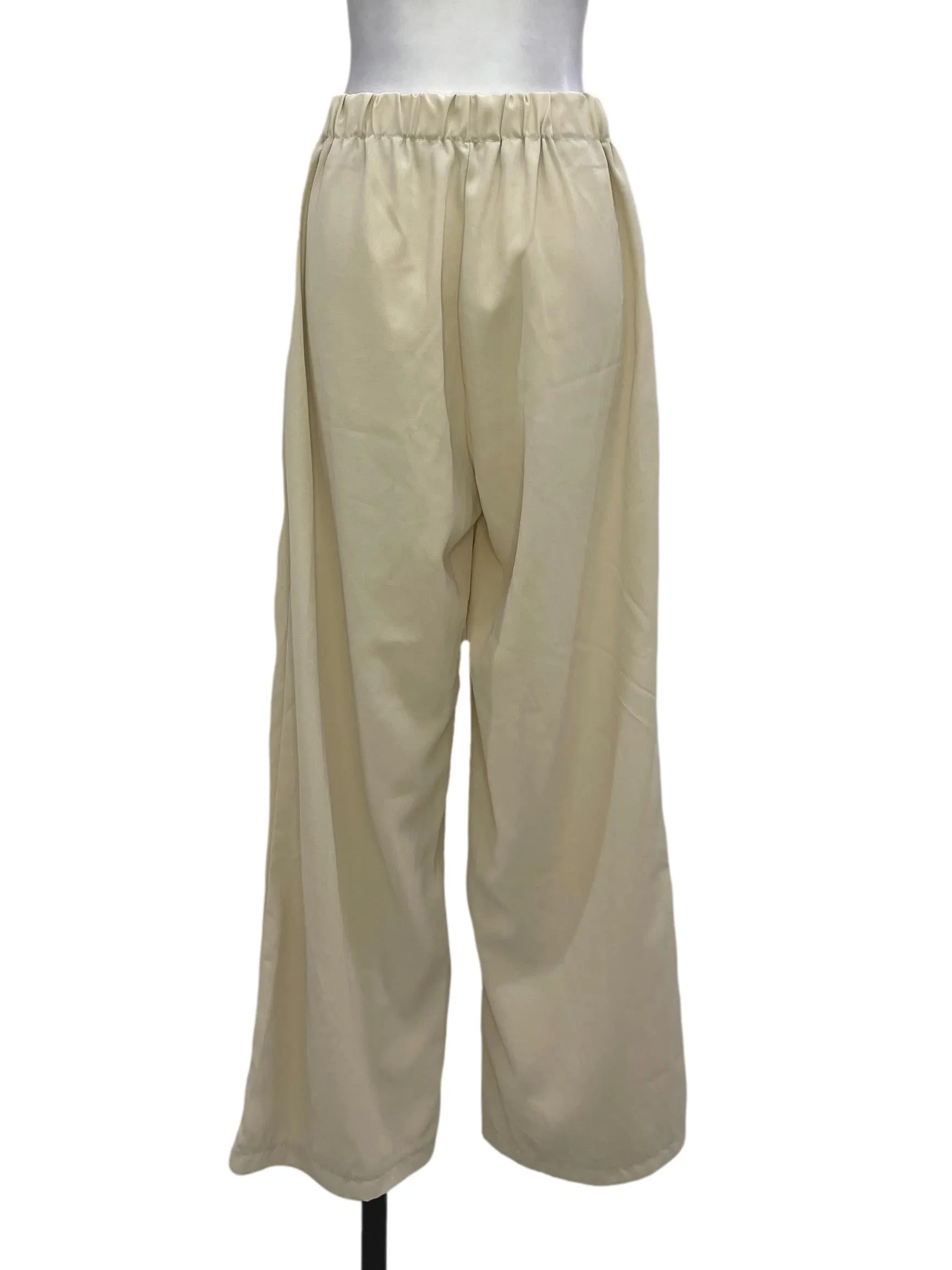 Beige Wide Culottes