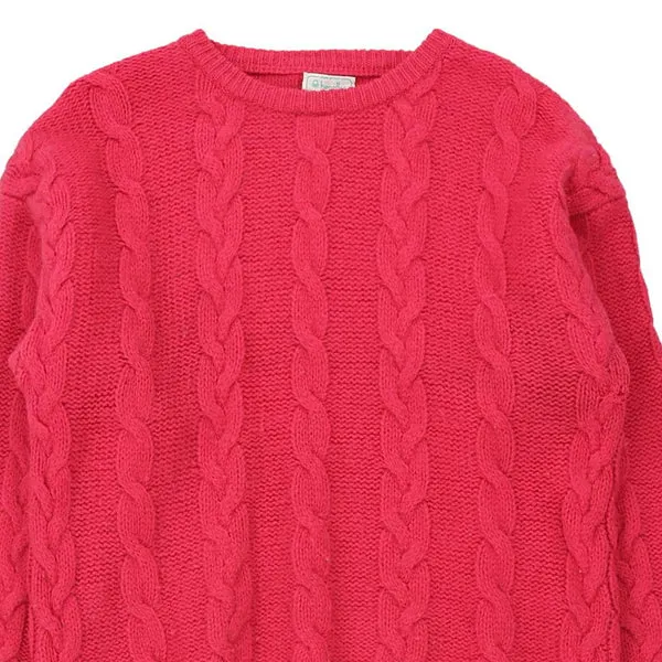 Benetton Jumper - Large Pink Acetate