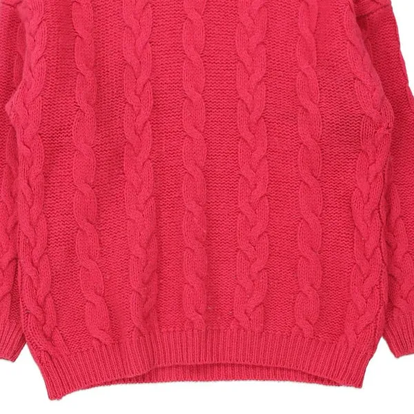 Benetton Jumper - Large Pink Acetate