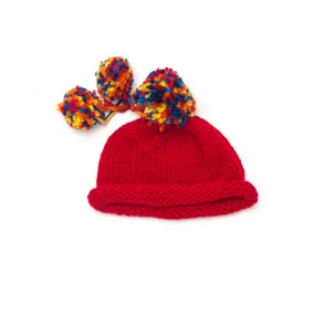 Bernat Knit Pompom Beanie