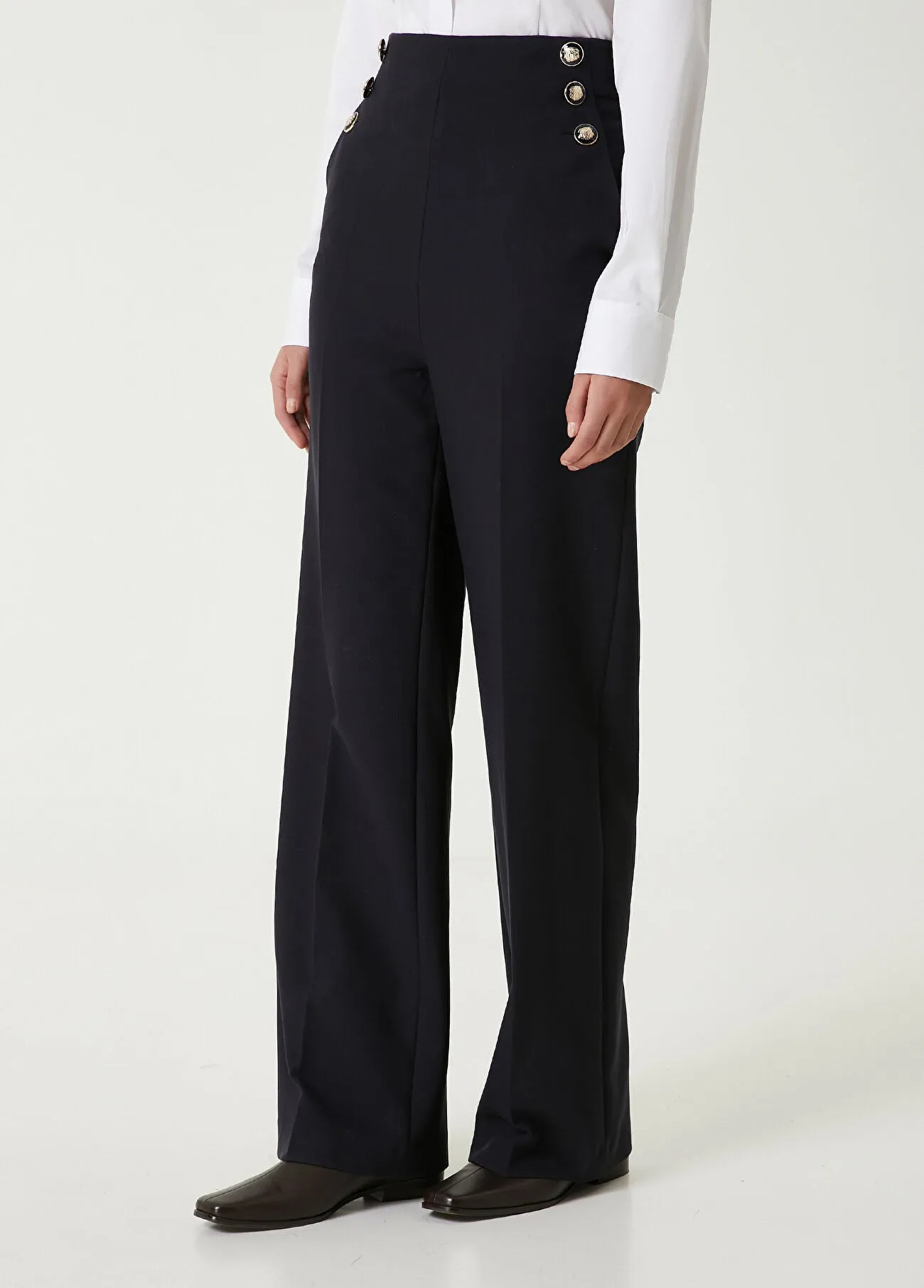 Beymen Club Button Detailed Trousers Navy