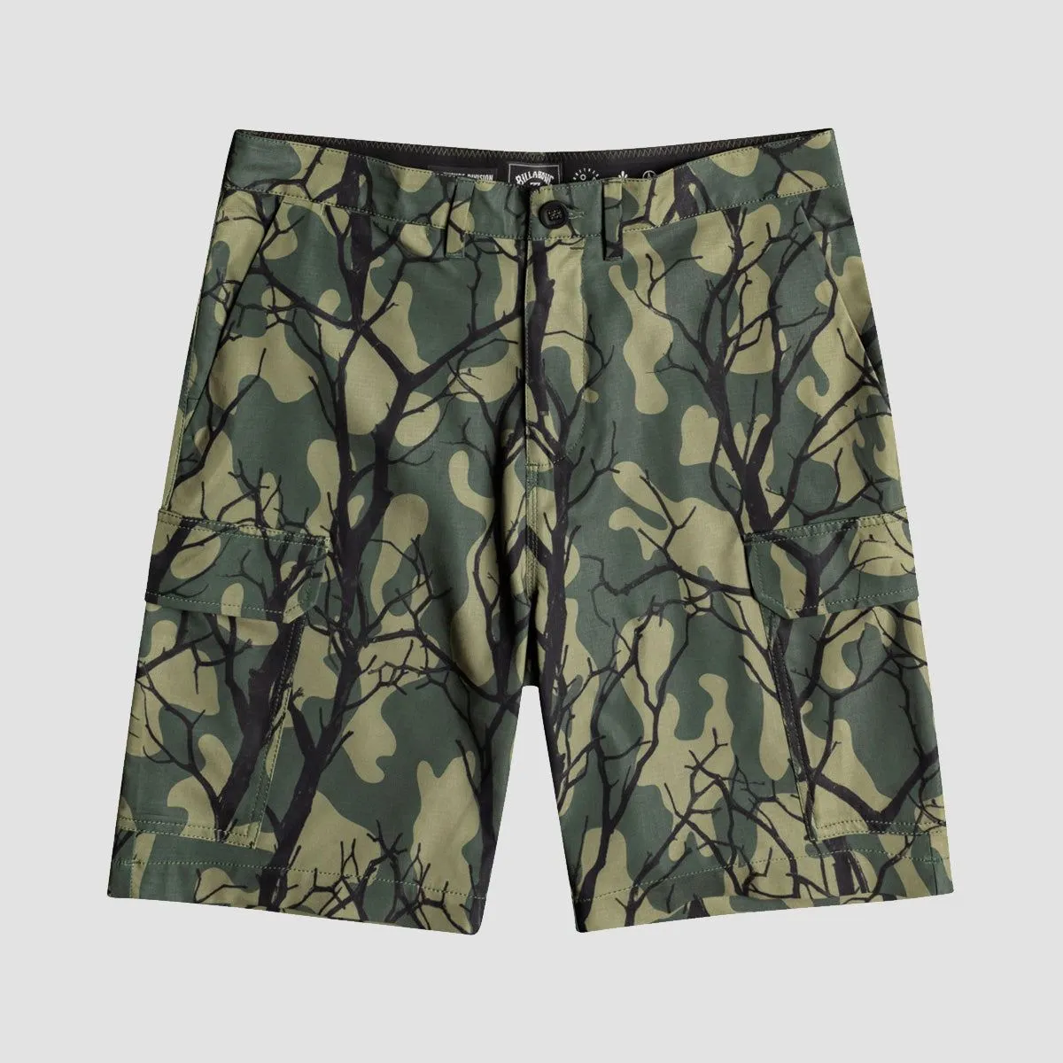 Billabong Transport 20" Surftrek Shorts Olive Camo