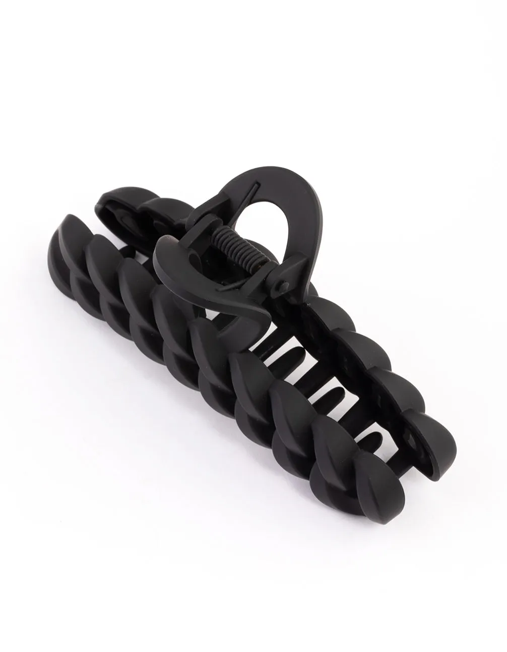 Black Chain Cut Out Hair Claw Clip