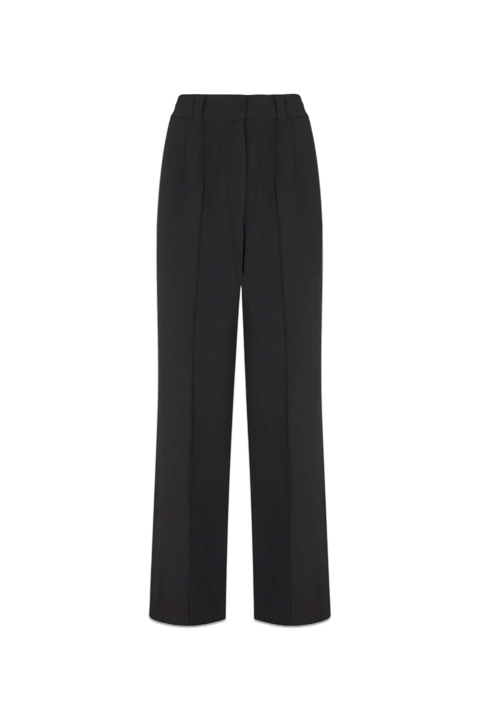 Black Straight Trousers