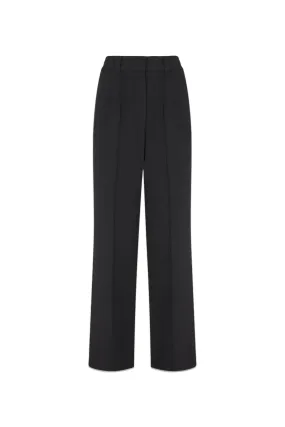 Black Straight Trousers