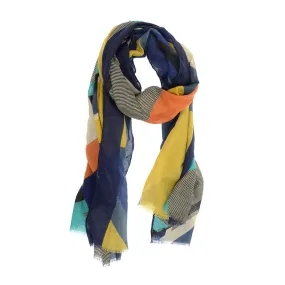 Bold Geometric Scarf by Joy Susan