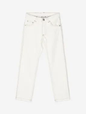 Bonpoint Boys Dewey Trousers in White