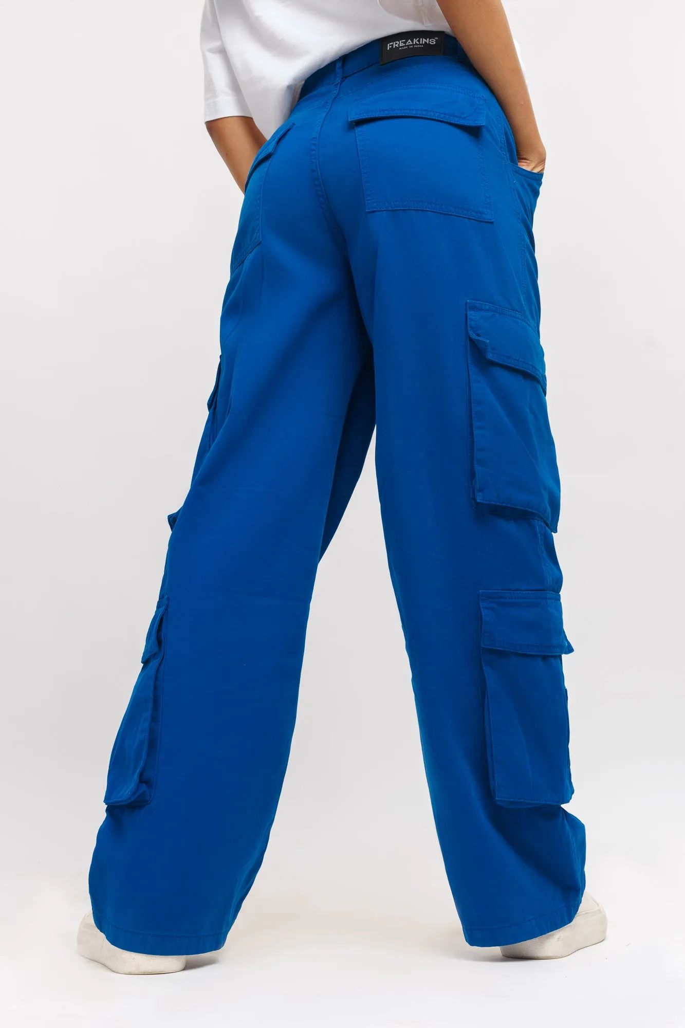 Bright Blue Cargo Pants