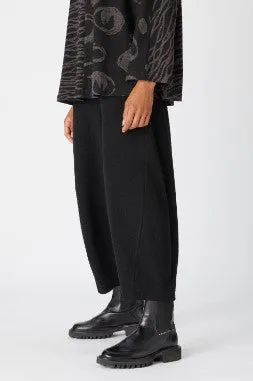 Brushed Jersey Bubble Trousers Black