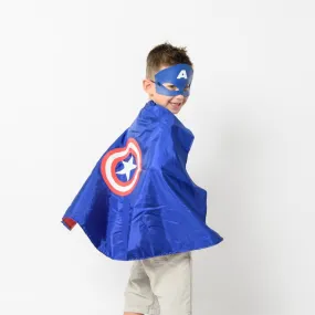 captain america cape and mask set