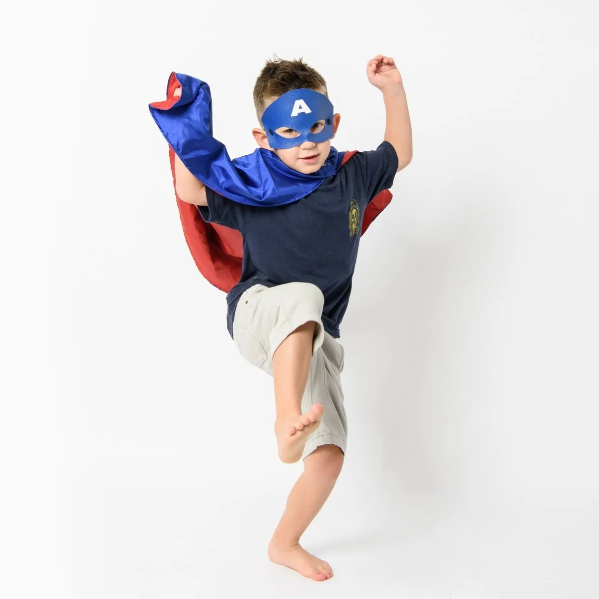 captain america cape and mask set