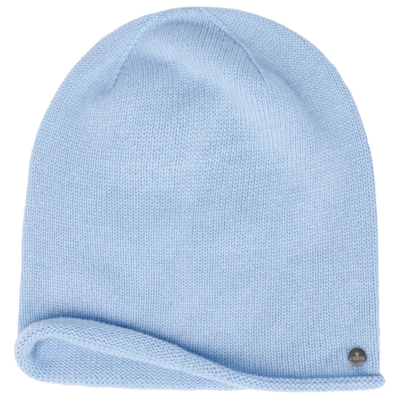 Cashmere Pull on Hat with Rolled Edge by Lierys