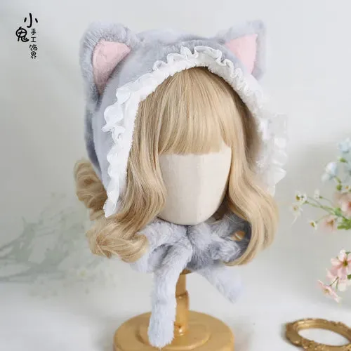 Cat Ears Bonnet