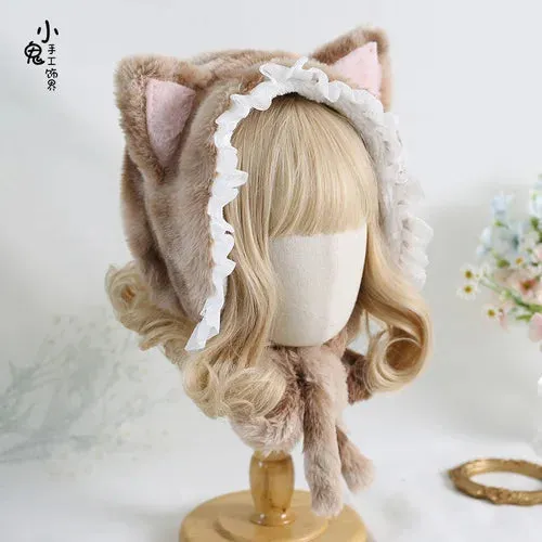 Cat Ears Bonnet