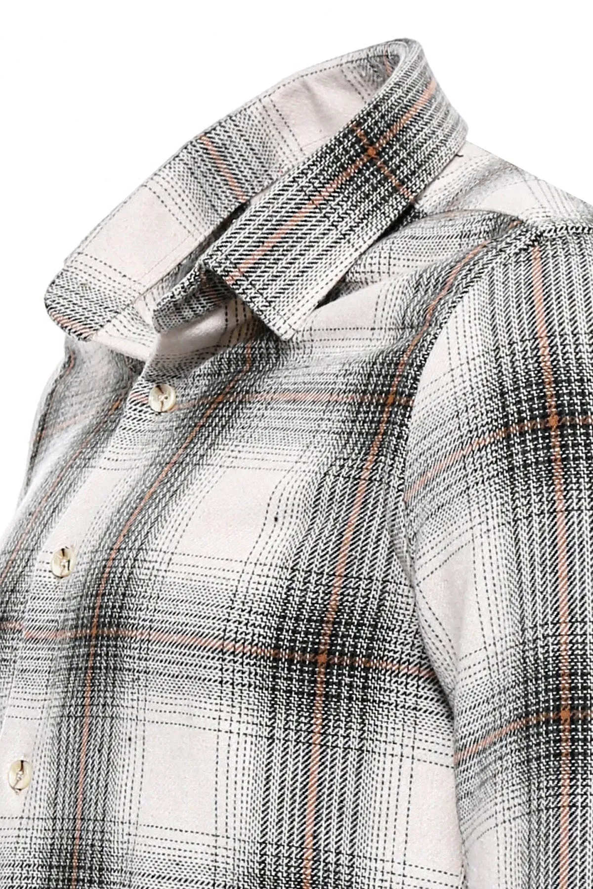 Checked Beige Men Lumberjack Shirt - Wessi