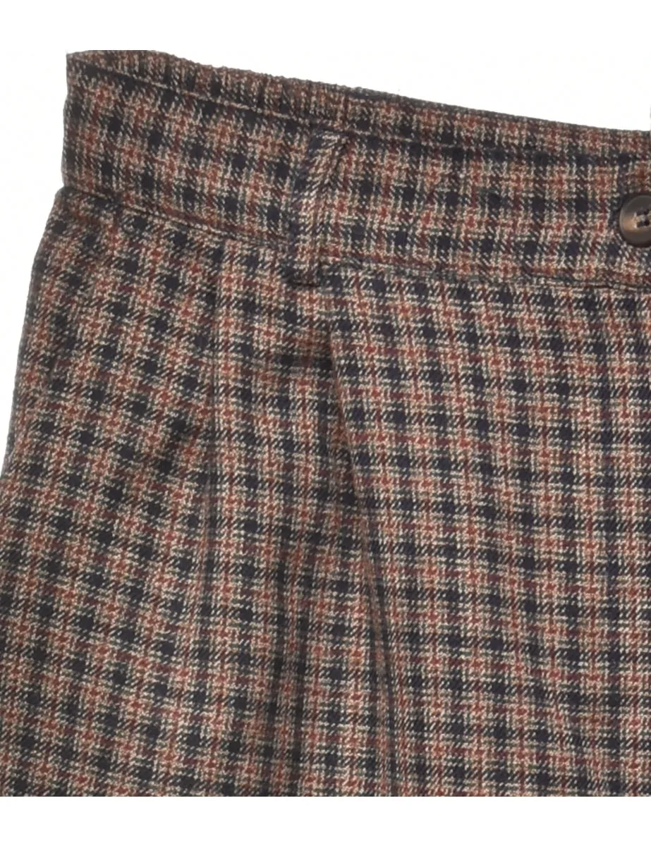 Checked Trousers - W28 L28