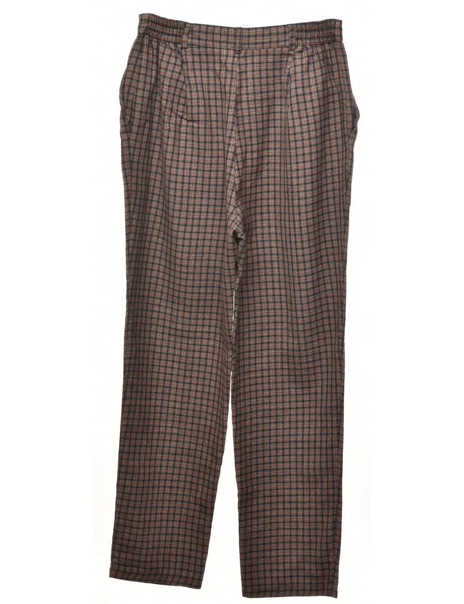 Checked Trousers - W28 L28