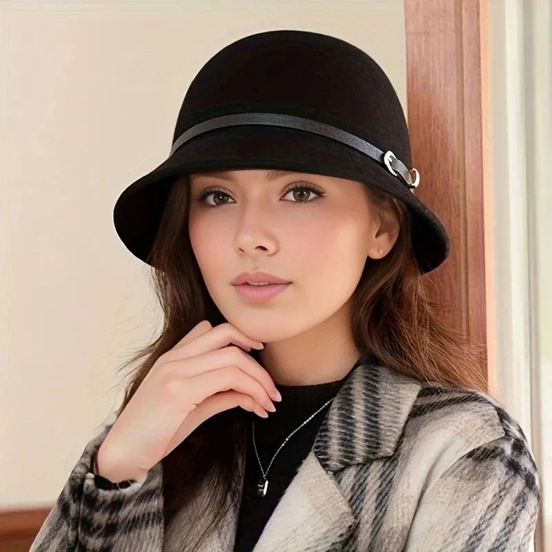 Children's Elegant Versatile Bucket Hat - Autumn Winter
Women's Warm Sun Hat - Autumn Winter