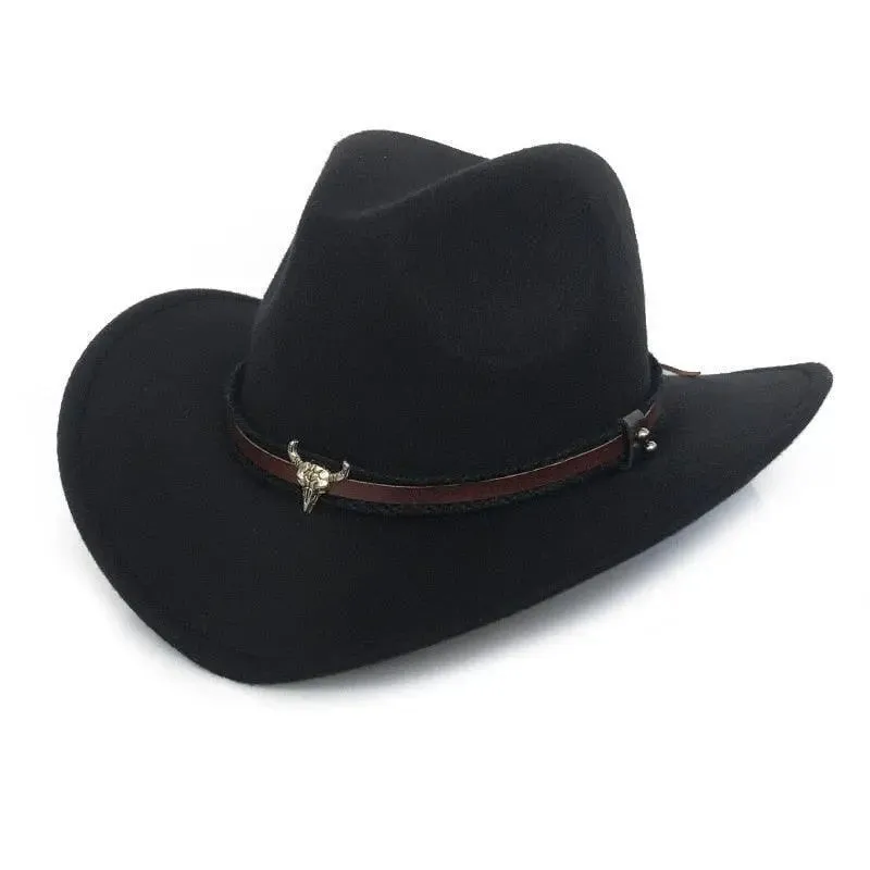 Cowboy hat  monochrome felt  Men and Women