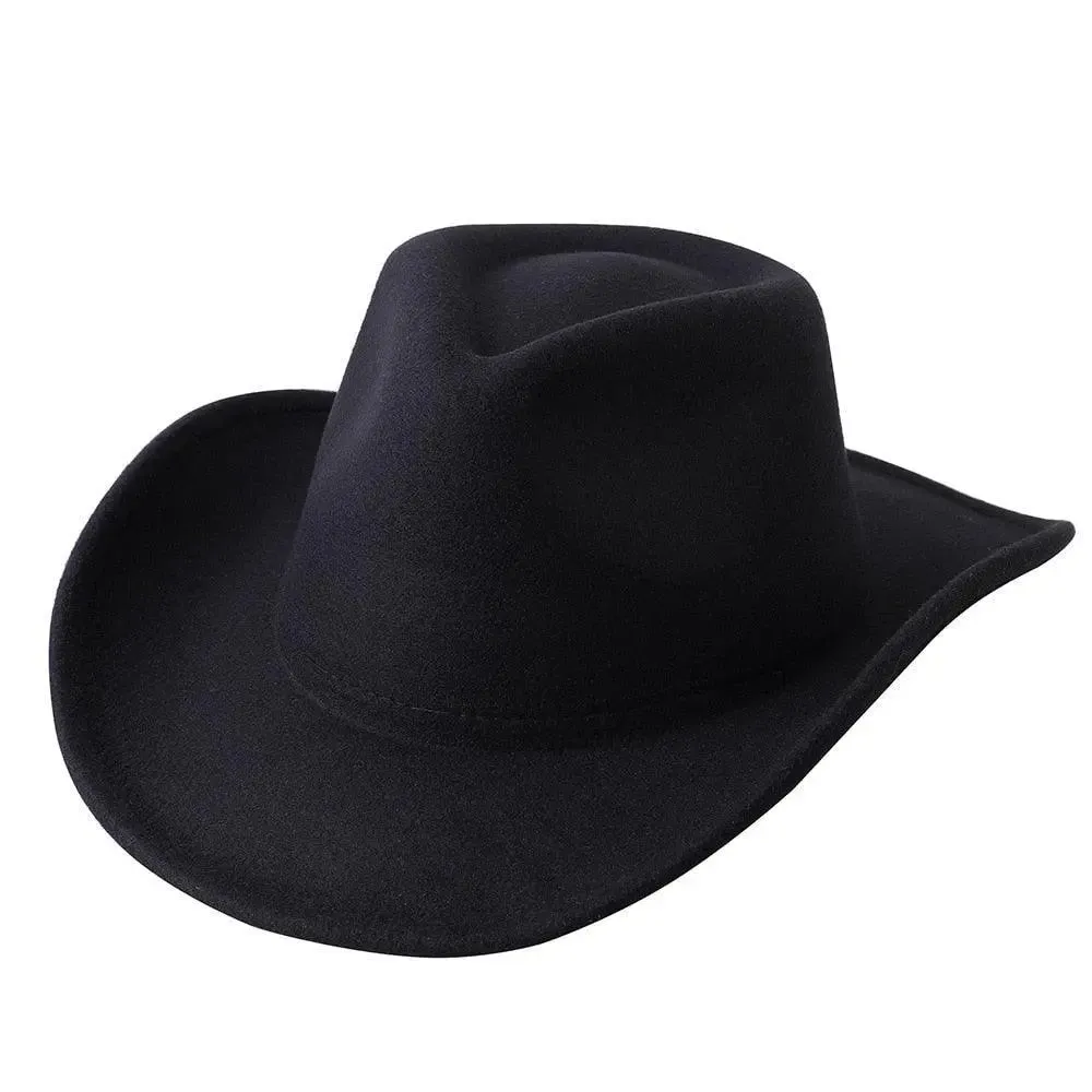 Cowboy hat  monochrome felt  Men and Women