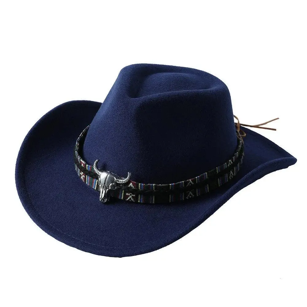 Cowboy hat  monochrome felt  Men and Women