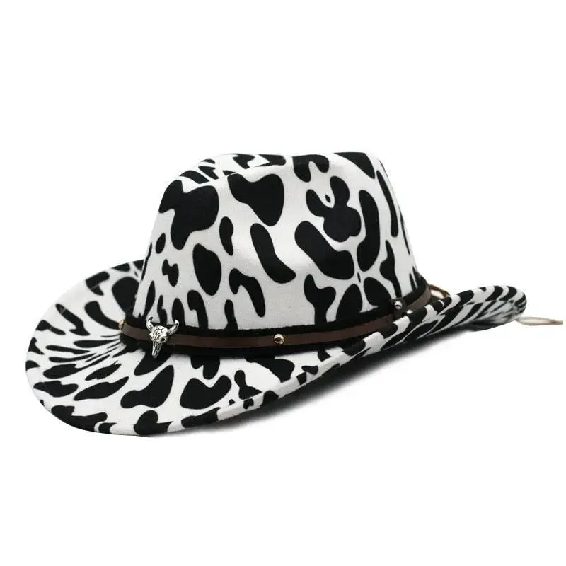 Cowboy hat  monochrome felt  Men and Women