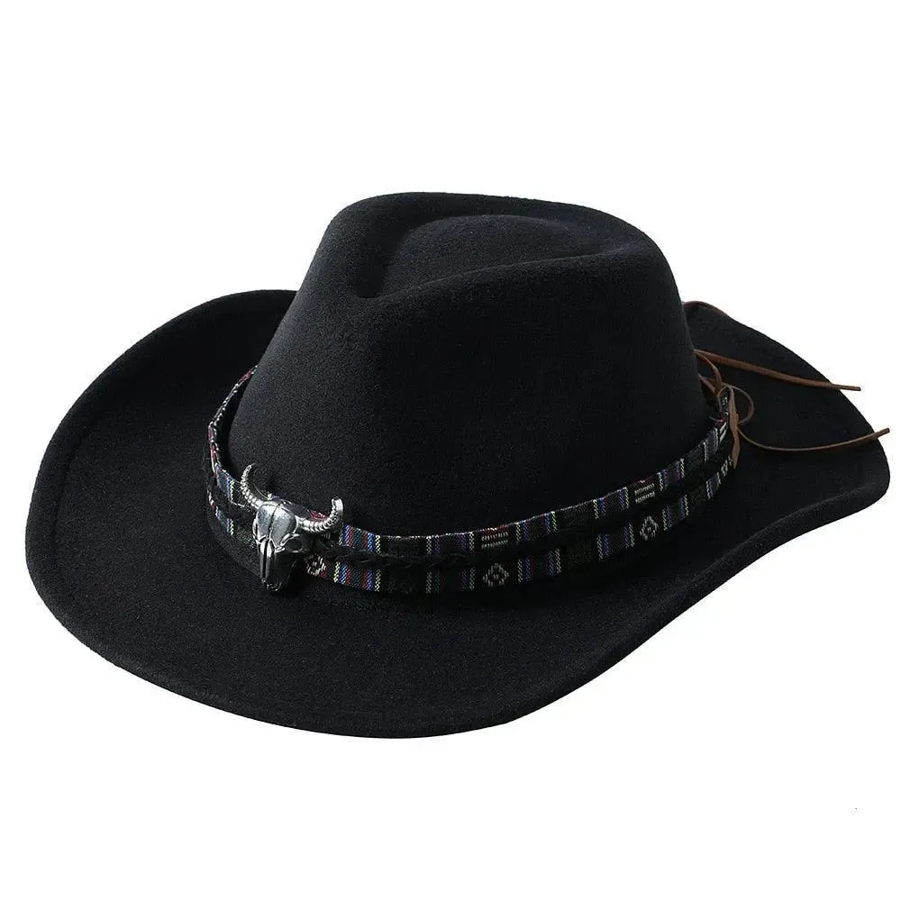 Cowboy hat  monochrome felt  Men and Women