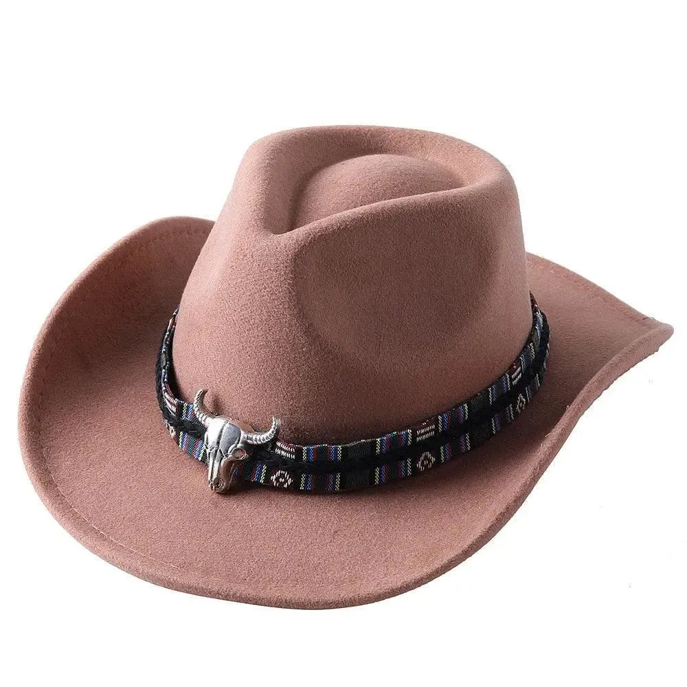 Cowboy hat  monochrome felt  Men and Women