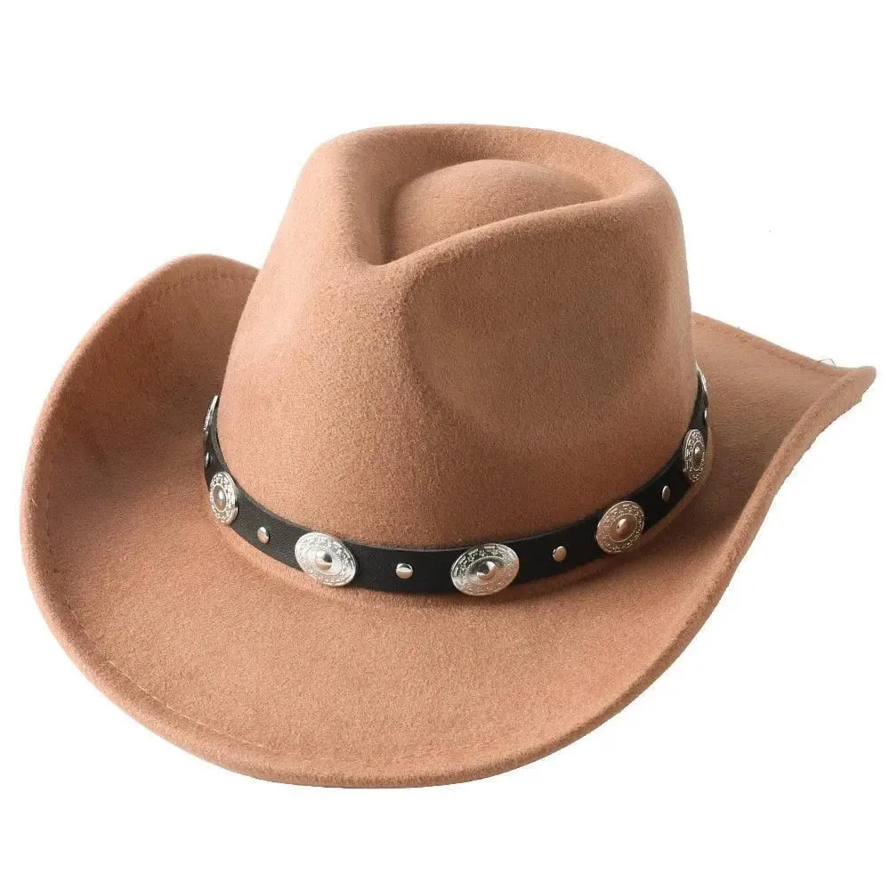 Cowboy hat  monochrome felt  Men and Women