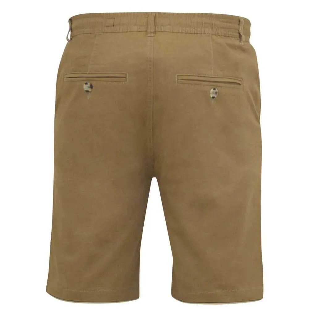 D555 Drawstring Stretch Chino Shorts - Aries Tobacco