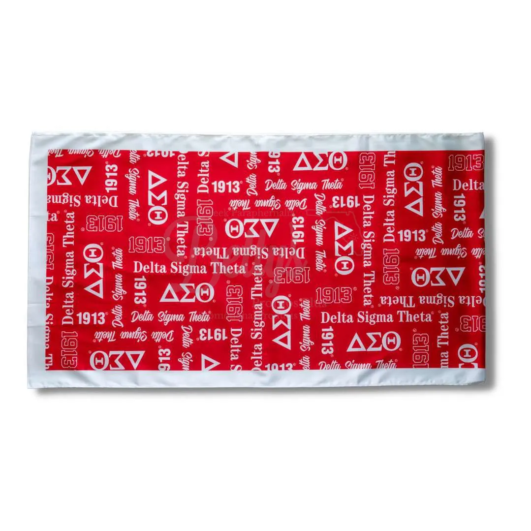 Delta Sigma Theta ΔΣΘ Signature Scarf