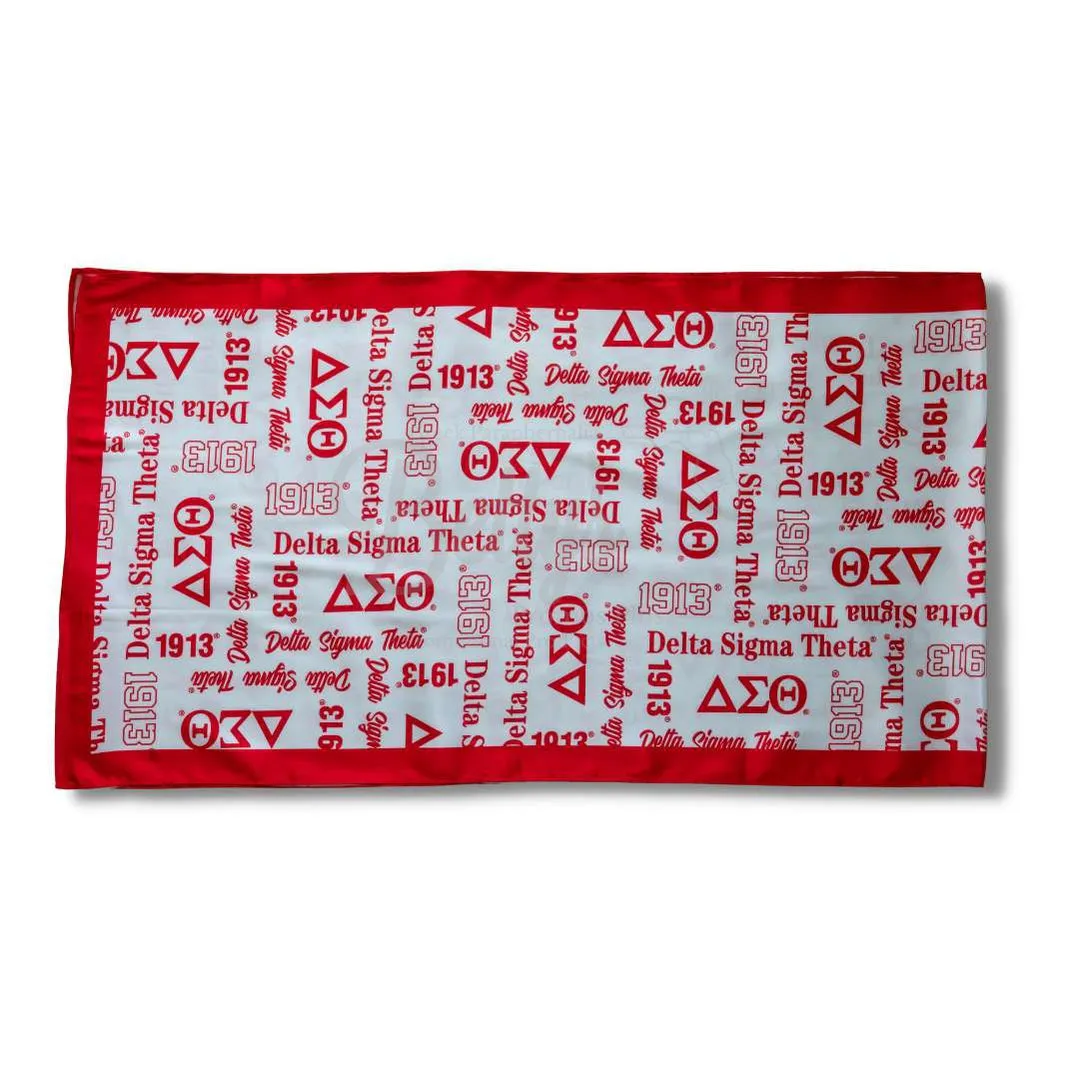 Delta Sigma Theta ΔΣΘ Signature Scarf